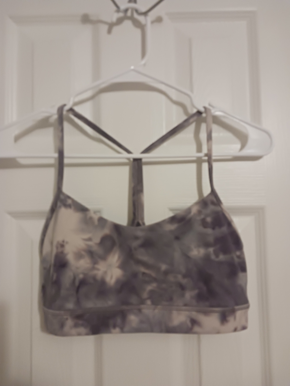lululemon athletica The Flow Y Tie-Dye  Bra - Purple size 8